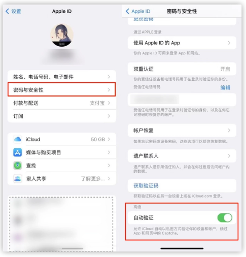 昌乐苹果手机维修分享iOS 16 自动验证功能开启方法 