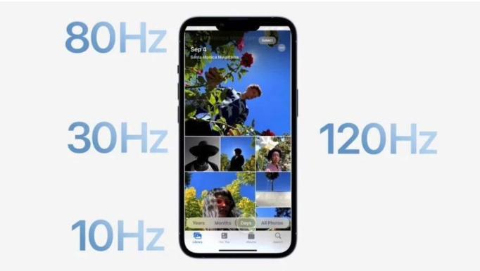 昌乐苹果14维修分享iPhone 14有高刷吗 