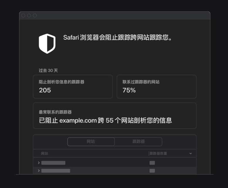 昌乐苹果手机维修分享如何在 Safari 浏览器中查看和打开隐私报告 